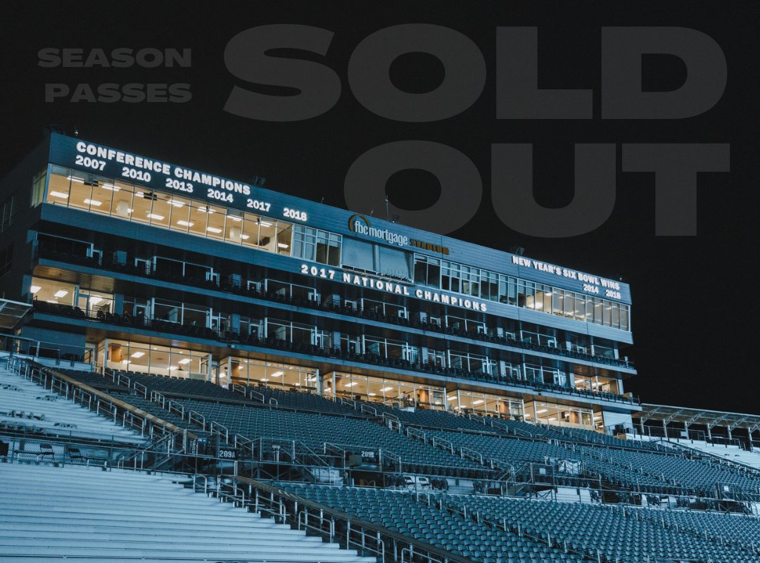 FBC Mortgage Stadium is SOLD OUT of season passes. Can't wait for our first Big 12 season to start! 🏈