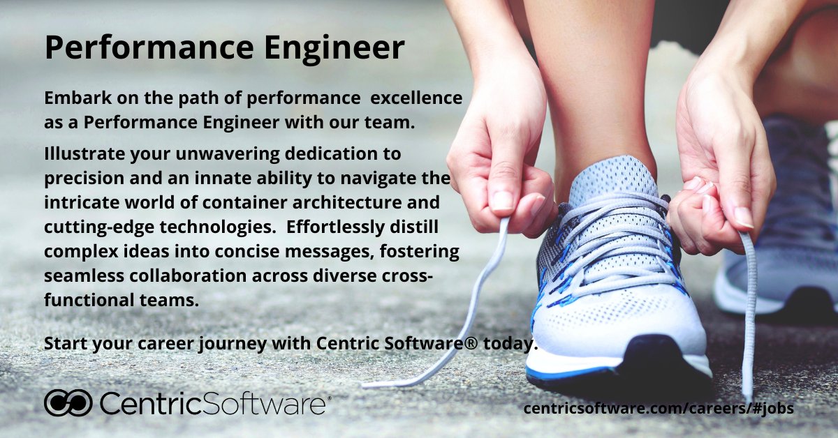 Centric_PLM's tweet image. Empower software reliability. Architect automation tech, craft data processing solutions, and resolve performance issues as a Performance Engineer. Discover your fit at okt.to/nXbEJ0

#jobs #CentricSoftware #performanceengineering
