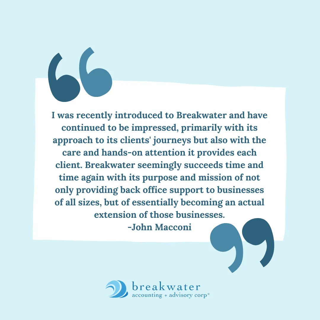 #TeamBreakwater has worked hard to ensure our client journey is well thought out and reflective of how we want our clients to feel about our ongoing relationship. We take the time to learn our client's business, hand select a team that has the skills required for their demands.