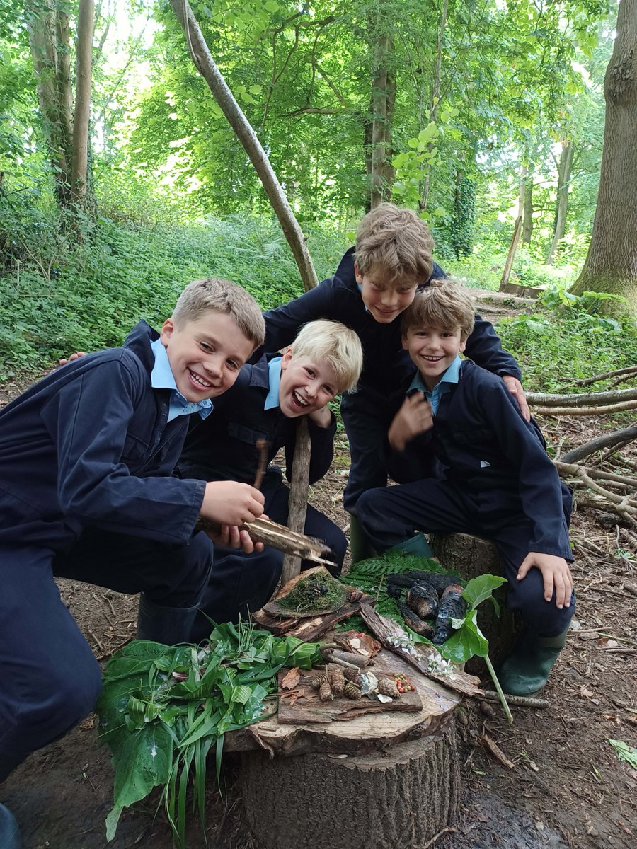 Sherborneprep's tweet photo. 5H took part in a MasterChef Competition in Forest School today. The children were treated to various courses, seasonings, and some beautifully designed kitchens!
#sherborneprep #countryprep #dorsetprepschool https://t.co/0vc3SbZuho