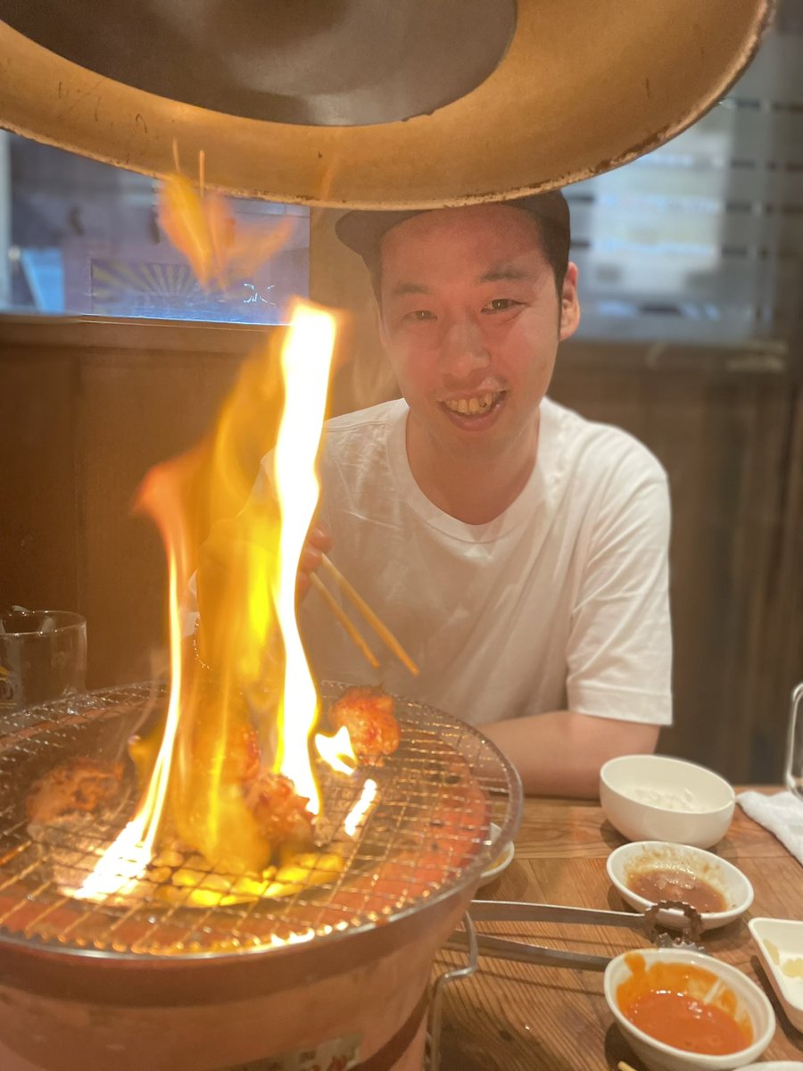 大宮2ステありがとうございました。って聞こえたぜ。

岸さんに炎をご馳走になりました！ https://t.co/mNOTb25Bi1