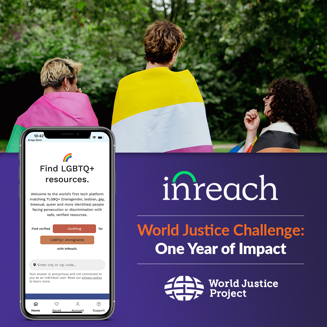 TheWJP's tweet photo. Our new World Justice Challenge: One Year of Impact webinar series will kick off on June 29 with @weareInReach 

Learn how they’re working to meet the evolving needs  LGBTQ+ communities face due to discrimination.

Register now to attend: https://t.co/5bg5EL596S https://t.co/0g9cesdjHH