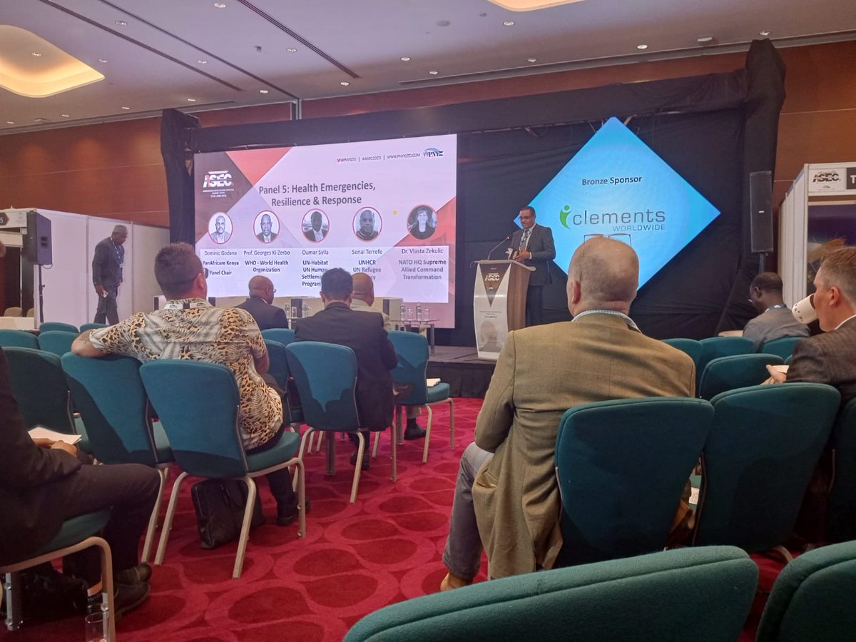 PanAfricare_ke's tweet image. PanAfricare Kenya Country Director @ddgodana today chaired #ASEC2023 Panel 5 discussion On Health Emergencies &amp;amp; Response hosted by @PnyxLtd.
Healthcare remains at the core of PanAfricare&apos;s interventions in Kenya.

@WHOAhis 
@UNHABITAT_ROAF 
 @RefugeesAfrica   
@NATO_ACT