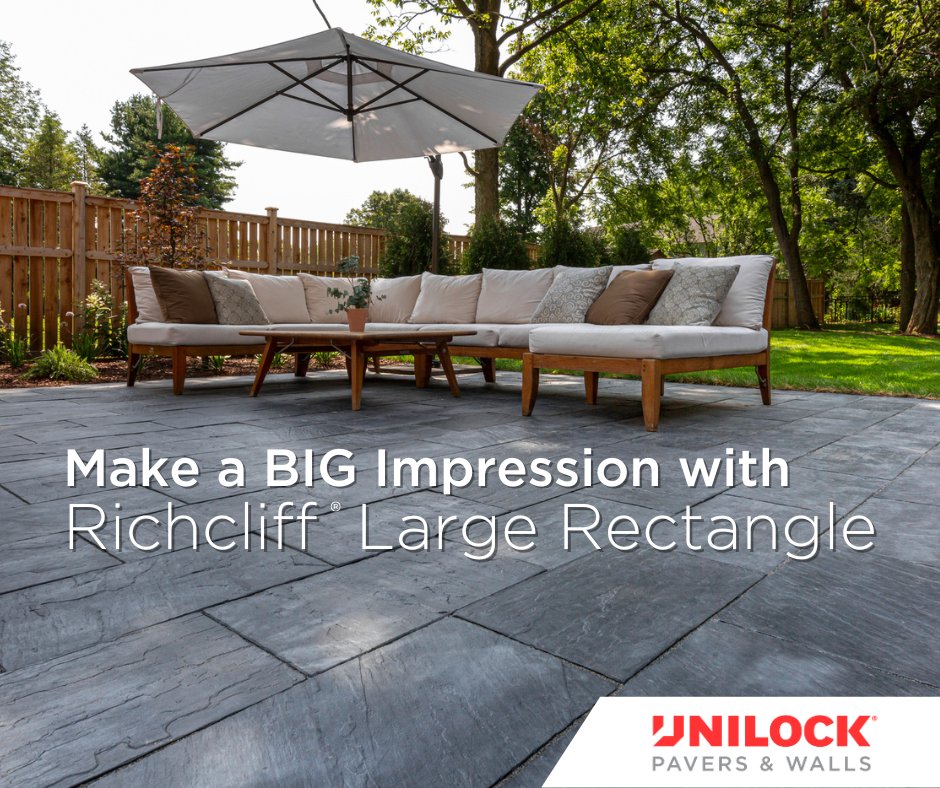 UnilockLife's tweet photo. Richcliff, inspired by the texture of natural cut flagstone, brought back by popular demand! π¨ Now available in a large rectangle size!
To learn more, visit https://t.co/uCkqkVWjQI
#Unilock #Elegance #Richcliff #largerectangle #nowavailable https://t.co/GphxLzox5E