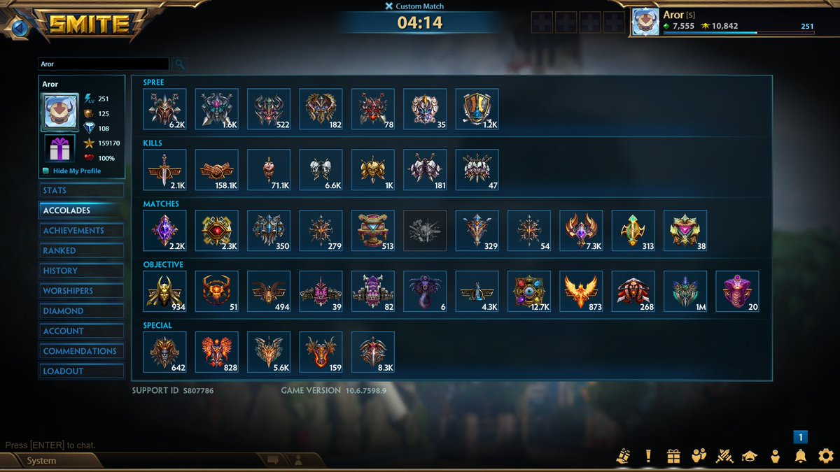 ArorTheChunk's tweet photo. Quote tweet your accolades I wanna see everyones https://t.co/meyfrSGcRq