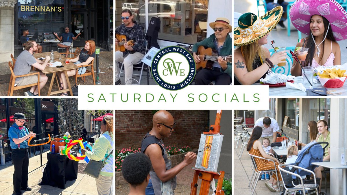 Join us this Saturday in the #CWEscene for our first #SummerSocial! ☀️ From 2-6 p.m., the neighborhood will be buzzing with fun-filled activities for the whole family, including street performers, live music, shopping, dining, local artists, and more!