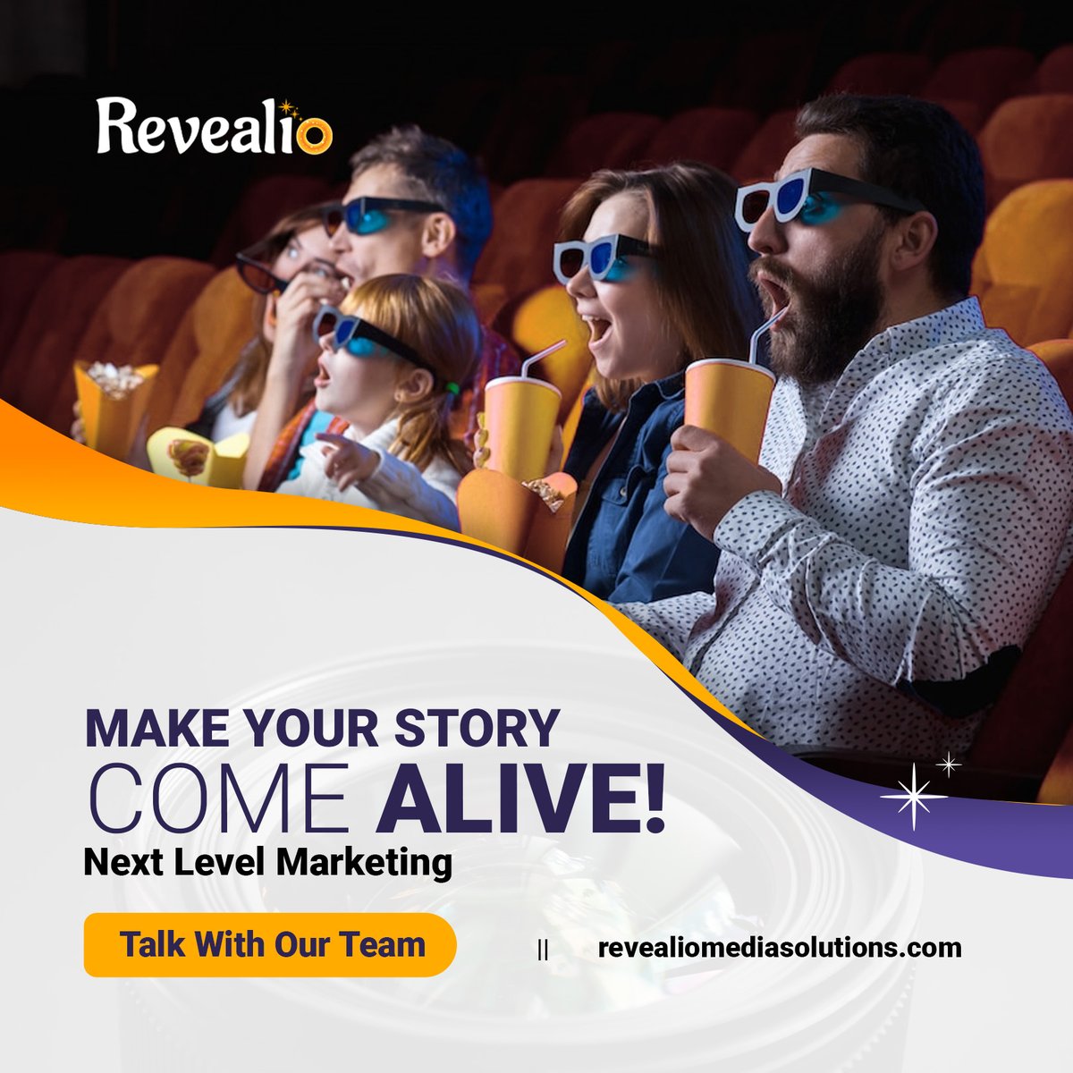 Take your marketing strategy to the next level with REVEALiO - Augmented Reality, and bring your video story to life!

#video #story #videostorytelling #videomarketing #shortformvideo #smallbusinessvideo #nonprofitvideo #innovativestorytelling #augmentedreality #revealio