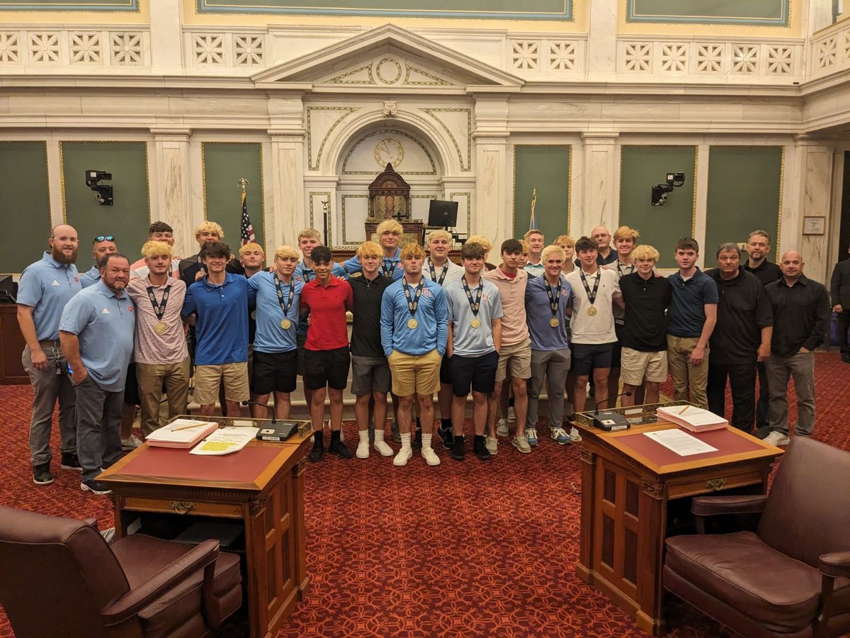 Thank you Councilmen Thomas &amp; Driscoll for recognizing the <a href="/FJAthletics/">Father Judge Athletics</a> State Championship Baseball program today at City Hall <a href="/AOPS_Schools/">Archdiocese of Philadelphia Schools</a> <a href="/ArchPhilly/">Catholic Church of Philadelphia</a> <a href="/PIAASports/">PIAA</a> <a href="/PhSportsDigest/">Philadelphia Sports Digest</a>  <a href="/johnknebels/">John Knebels</a> <a href="/bctesche/">Dr. Brooke C. Tesche</a> <a href="/PAcatholic/">PAcatholic</a>