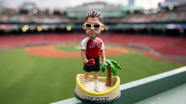 The Red Sox will host 'Bad Bunny Night' and fans can get this Bad Bunny bobblehead 🐰