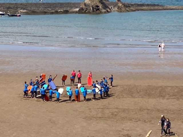 KingsHouseTrips's tweet photo. Dear diary,
This afternoon we enjoyed the local past time of body boarding (or as the Antipodeans call it… Boogy boarding). The waves were fierce… but we got the better of them. Perhaps this daredevil existence is the way to go?
#KHSYear6Cornwall https://t.co/qSYCSQOCjP