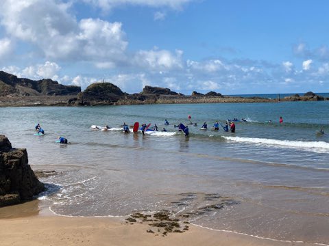 KingsHouseTrips's tweet photo. Dear diary,
This afternoon we enjoyed the local past time of body boarding (or as the Antipodeans call it… Boogy boarding). The waves were fierce… but we got the better of them. Perhaps this daredevil existence is the way to go?
#KHSYear6Cornwall https://t.co/qSYCSQOCjP