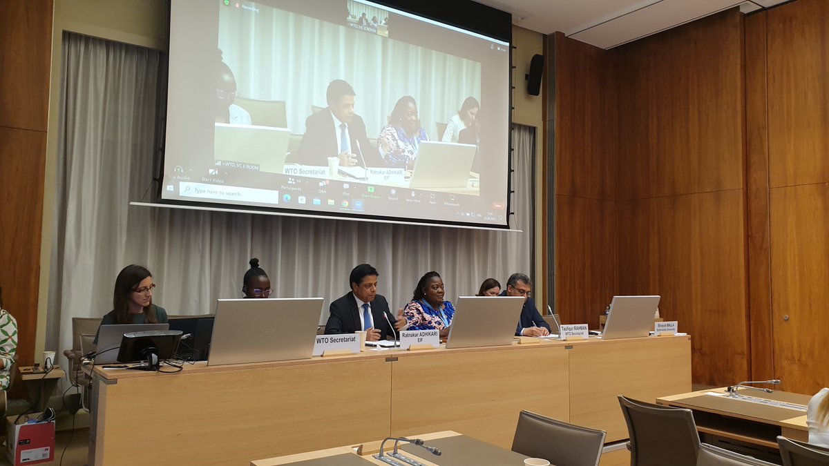 🗣️ Conversation with <a href="/wto/">WTO</a> DDG <a href="/xiangchen_zhang/">Xiangchen Zhang</a> on LDCs and the multilateral trading system.

It is always encouraging to see the commitment by partners towards ensuring that greater integration of LDCs into the multilateral trading system is achieved 💬 <a href="/Ratnakaradi/">Ratnakar Adhikari</a>