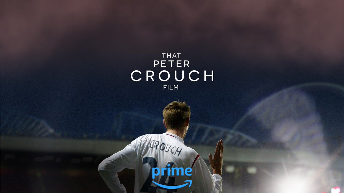 Now streaming on Amazon Prime ‘That Peter Crouch Film’ is the true story behind football’s most unlikely hero 💪🏼⚽️ And a huge well done and thank you to the talented team who worked on this production 👏🏼