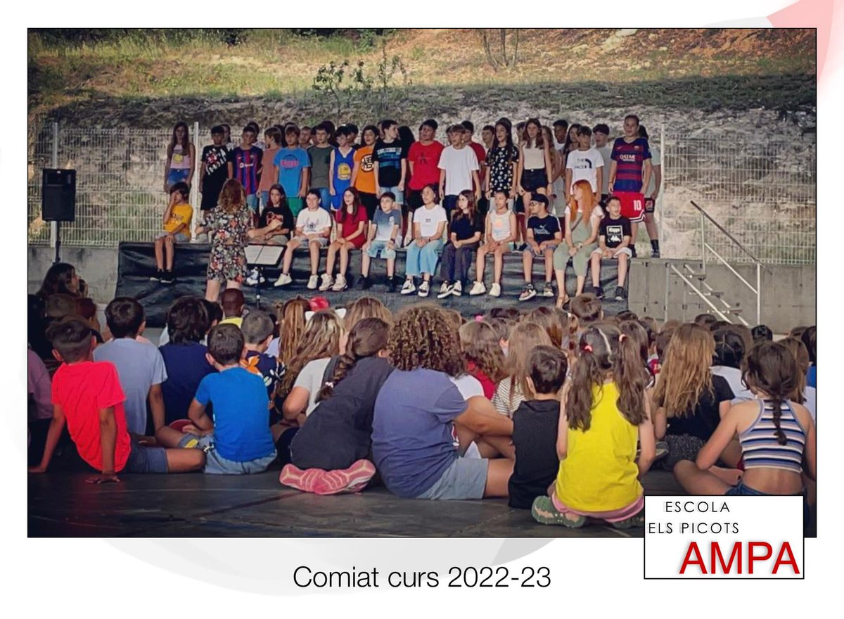 afaelspicots's tweet photo. Després de moltes històries compartides durant gairebé 10 mesos, ha arribat a la fi el curs escolar 2022-2023! I avui s’ha celebrat a l’escola amb una gran festa, com l’ocasió mereix! Gràcies picotins i picotines d’aquesta gran família de l’escola Els Picots! Bon estiu! 🎊🎉 https://t.co/RTXtqTnGa3