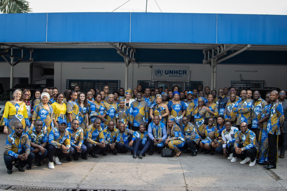 DikongueAngele's tweet image. En cette semaine du réfugié, je tiens à saluer le travail de l'ensemble des collègues de l'opération @UNHCR_DRC sur le terrain et à Kinshasa.

Les efforts que nous faisons pour les personnes déracinées sont fondamentaux et je suis fière de nos accomplissements. Continuons!