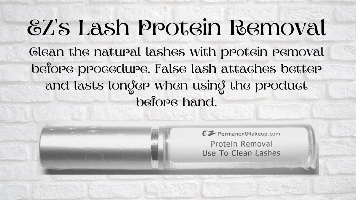 EZ's Lash Protein Removal bit.ly/3zTwcKd Follow the link to order yours now. #microblading #permanentmakeup #tattoo #lashextensions #browlamination #lashlift #eyelashperm #browtint #lashtint #beauty #makeup #nomakeup #love #ezpmu #beautiful #artist #product