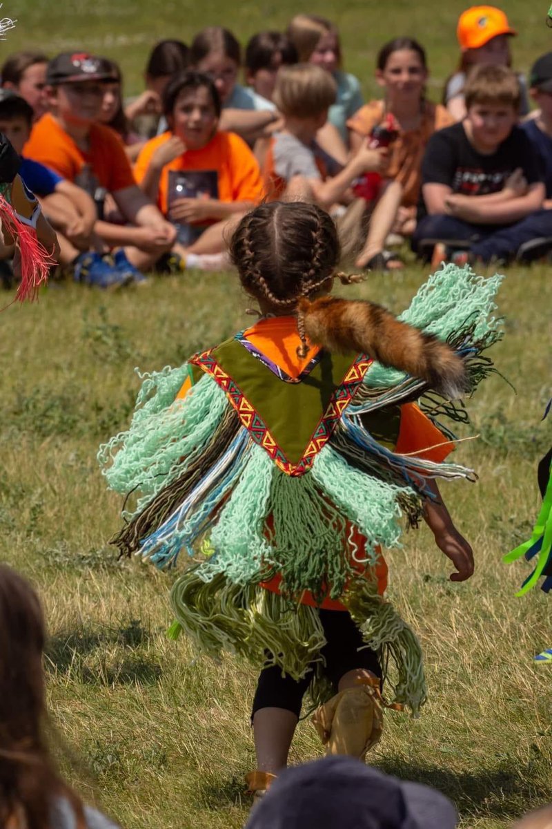 Chi Miigwetch to PJ from High Rez Photo for coming to our Mini Powwow this week. Absolutely beautiful. Proud. 🧡

#IndigenousPeoplesDay #culture #brilliance