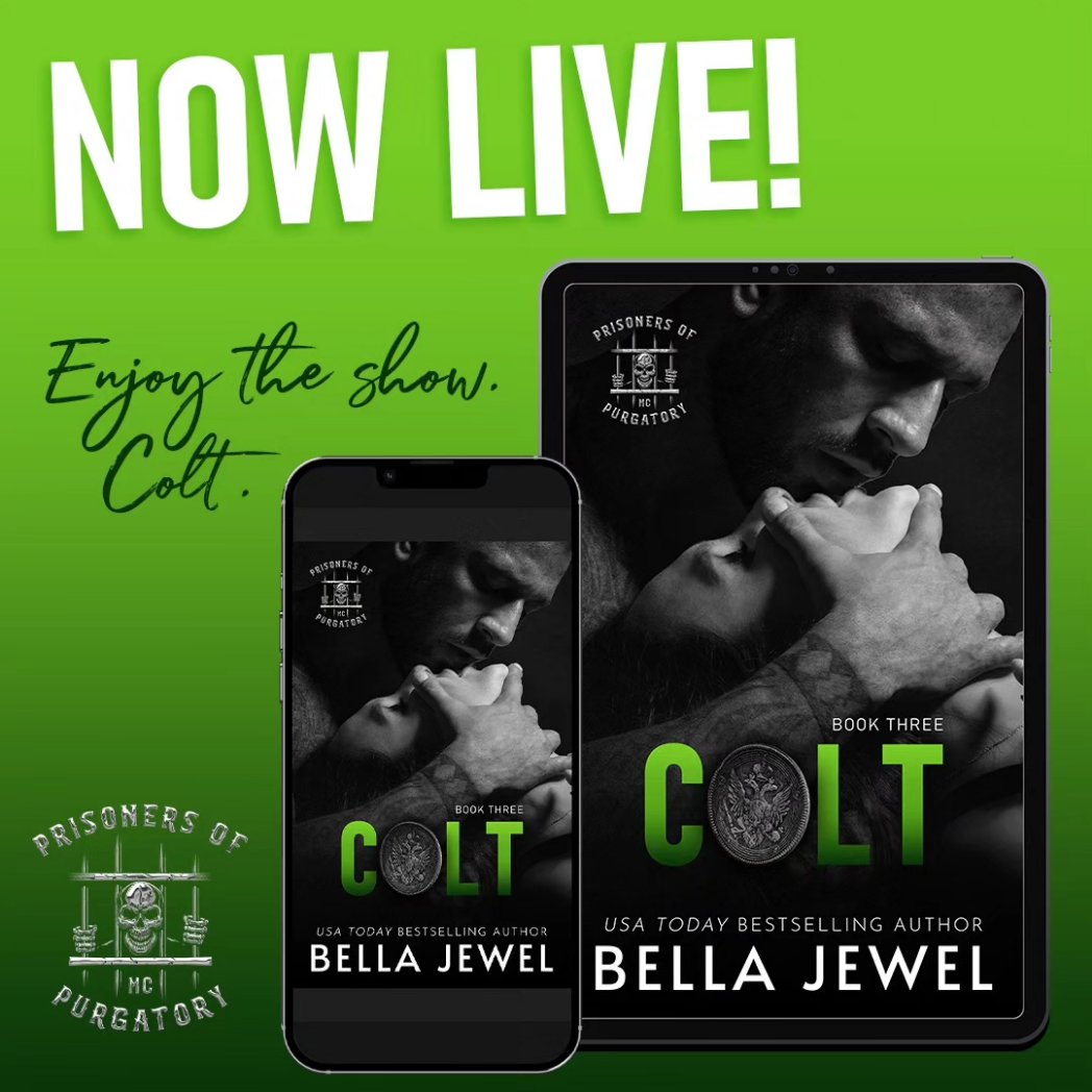 Colt by @BellaJewel73 is now LIVE!

Download today or read FREE in #kindleunlimited

mybook.to/ColtBJ

#AgeGap #BDSM #Blackmail #Bully #EnemiestoLovers #ForcedProximity #GrumpySunshine #MCBiker #NeighborstoLovers @valentine_pr_