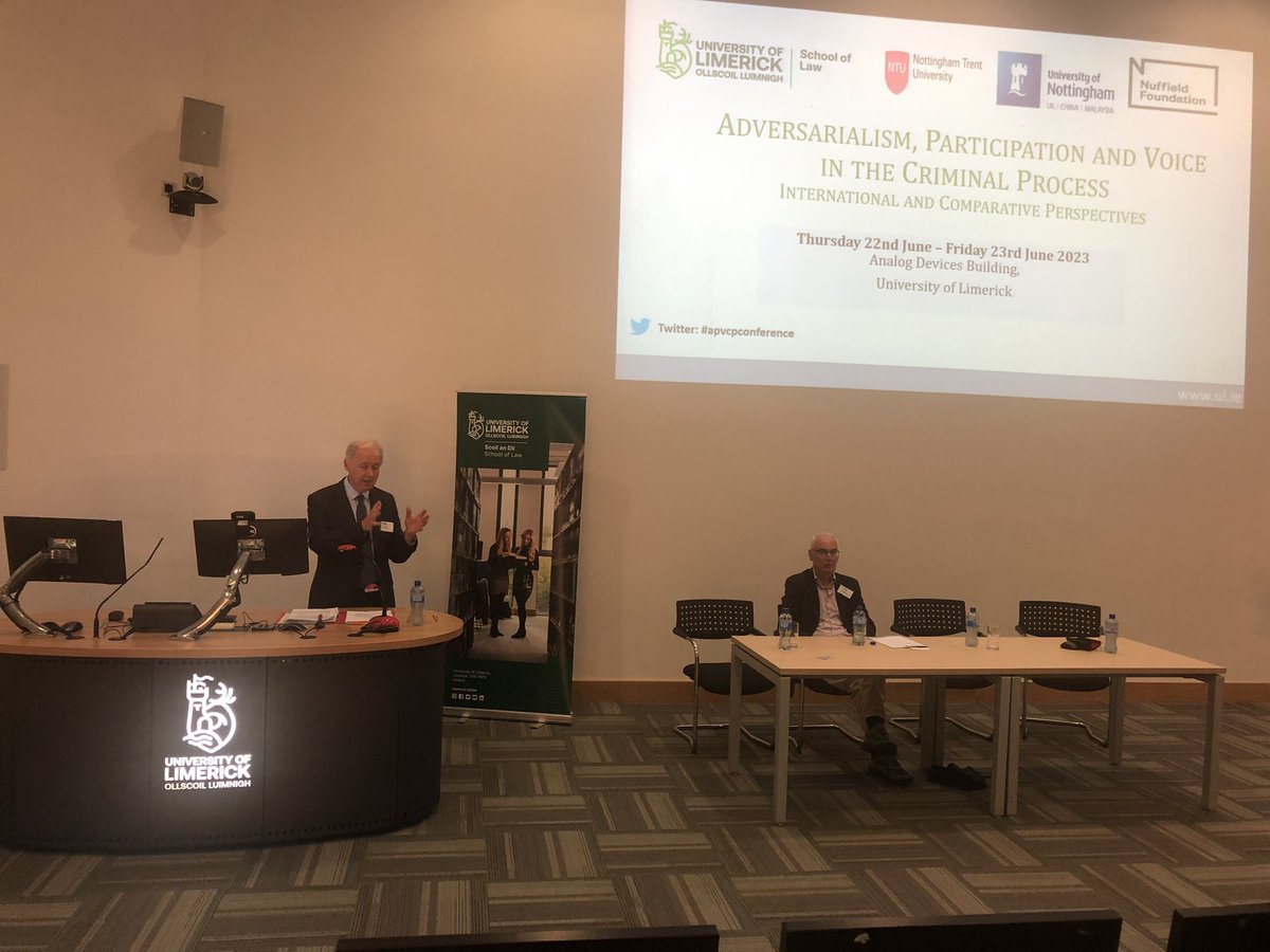 Dr Alan Cusack (@alanjcusack) on Twitter photo Mr Justice Paul McDermott offers a fascinating first hand insight into the practical operationalisation of special measures and where they fit with the paradigmatic adversarial trial and warmly welcomes new Irish intermediary cohort. #apvcpconference <a href="/ULSchoolofLaw/">UL School of Law</a> Mr Justice Paul McDermott offers a fascinating first hand insight into the practical operationalisation of special measures and where they fit with the paradigmatic adversarial trial and warmly welcomes new Irish intermediary cohort. #apvcpconference <a href="/ULSchoolofLaw/">UL School of Law</a>