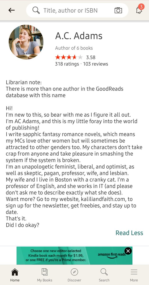 steviekroft's tweet photo. @JaeFiction Ugh. It looks like he hasn't bothered updating the Goodreads author page yet. https://t.co/Y1n21L81DQ