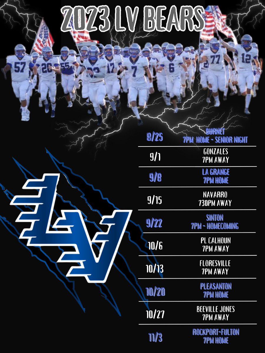 Let’s gooo! <a href="/LVISDAthletics/">LVISDAthletics</a> <a href="/high_vernia/">La Vernia High School</a> <a href="/LVsportsbooster/">La Vernia Sports Booster Club</a>