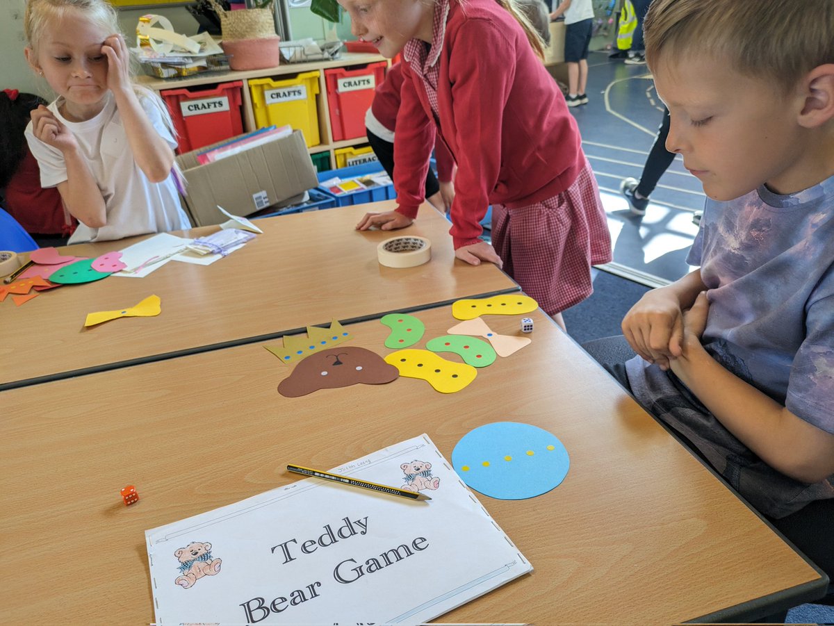 CP12021's tweet photo. I bring to you, the teddy bear game. Made by Miss. Leang's mum when she was a little girl. Now it's been introduced and made by some of the P2's! Love it! https://t.co/tSWpx5BBu9