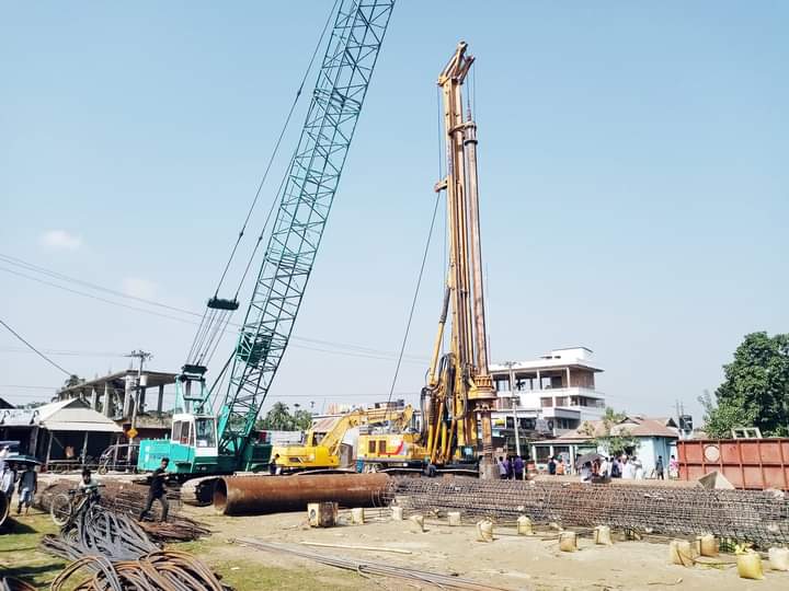 নির্মাণ হচ্ছে নান্দিনা-লক্ষীরচর বাসীর স্বপ্নের সেতু