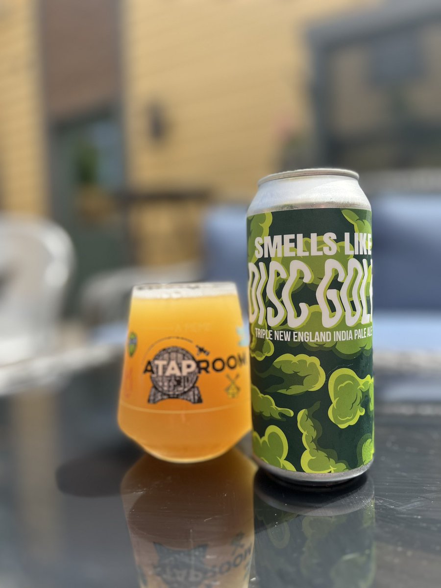 🍻🥏✨ "Smells Like Disc Golf" has landed <a href="/a_taproom/">A Taproom</a> ! 🌿🌌🌱 This triple New England IPA, brewed w/ CTZ, Galaxy, and Strata hops, is an explosion of citrusy zest, tropical vibes, and dank hop goodness. 🍊🍍🌿 ⛳️ Cheers to adventure in every sip! 🙌 #SmellsLikeDiscGolf #ATaproom