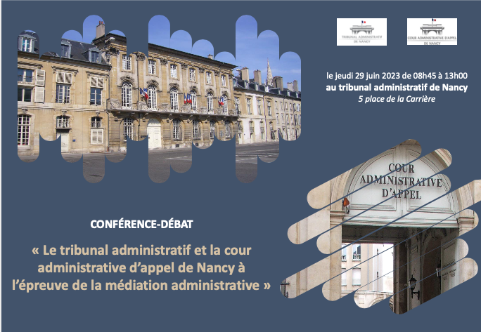 ConstellationL0's tweet photo. [MÉDIATION ADMINISTRATIVE - CONFÉRENCE - DÉBAT - NANCY]
#savethedate 3/3 
Le témoignage illustrant le thème "dénouer une situation conflictuelle par la médiation" sera celui d'une médiation ayant abouti à un accord. Me H Moisand en avait été désignée médiatrice par le TA de Nancy https://t.co/LY5gUlHHTH
