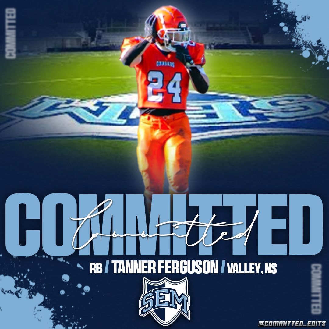 TannerFerguson0's tweet photo. I’m super pleased to announce my commitment to Wyoming Seminary. Thank you to everyone that helped me get here. Ready to get to work!
@CoachKevinBurke @WyoSemFootball 
@wyomingseminary https://t.co/LewXio1LLg
