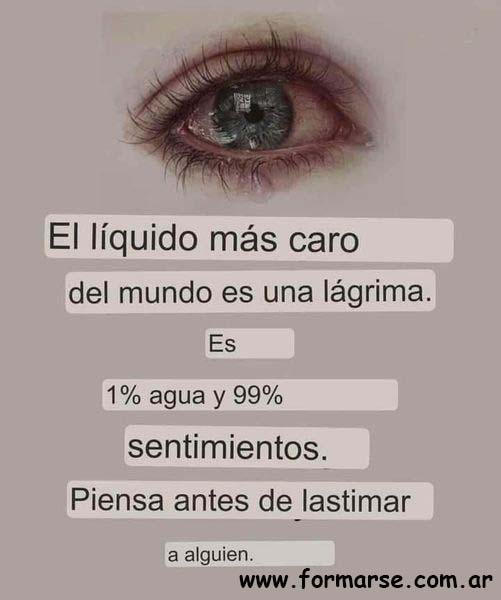 FormarseLibros's tweet photo. El líquido más caro del mundo es una lágrima.
Es 1% agua y 99% sentimientos.
Piensa antes de lastimar a alguien.

https://t.co/LM9mCUV4p6 https://t.co/jPjXbl7EKS