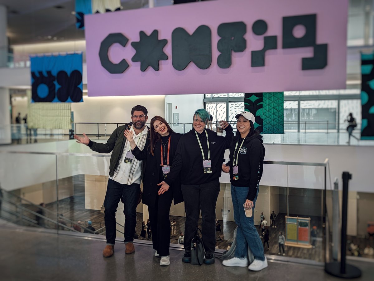 Been heaps of fun sharing this #Config2023 with the <a href="/amperity/">Amperity</a> design team. Love growing and learning together.