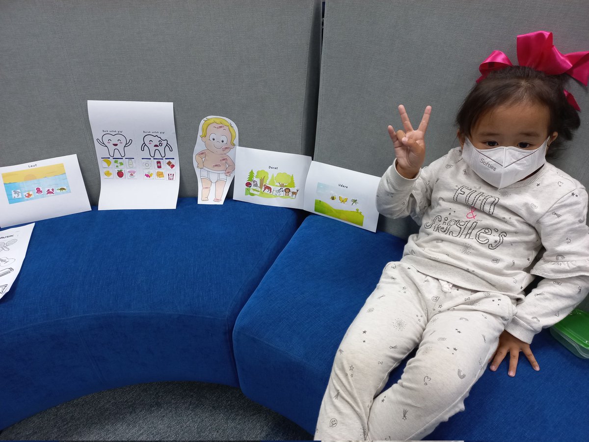 Kedatengan tamu, si imut Mika 🧡 #kid