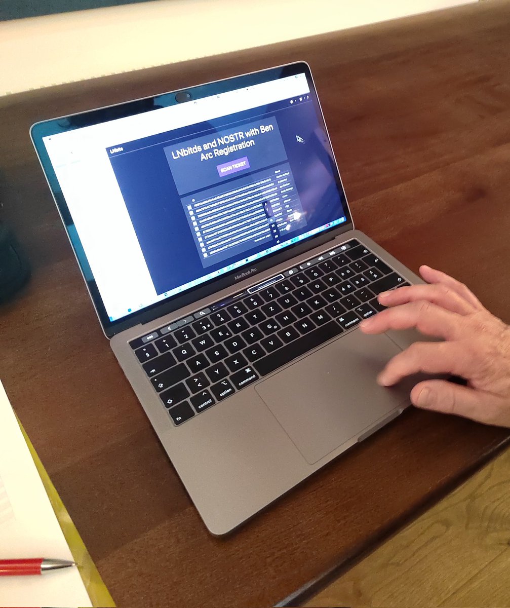 arcbtc's tweet image. Wow! @bitcoin_ch using @lnbits #LNtickets extension for selling and scanning tickets to the event, so cool 😍🚀
