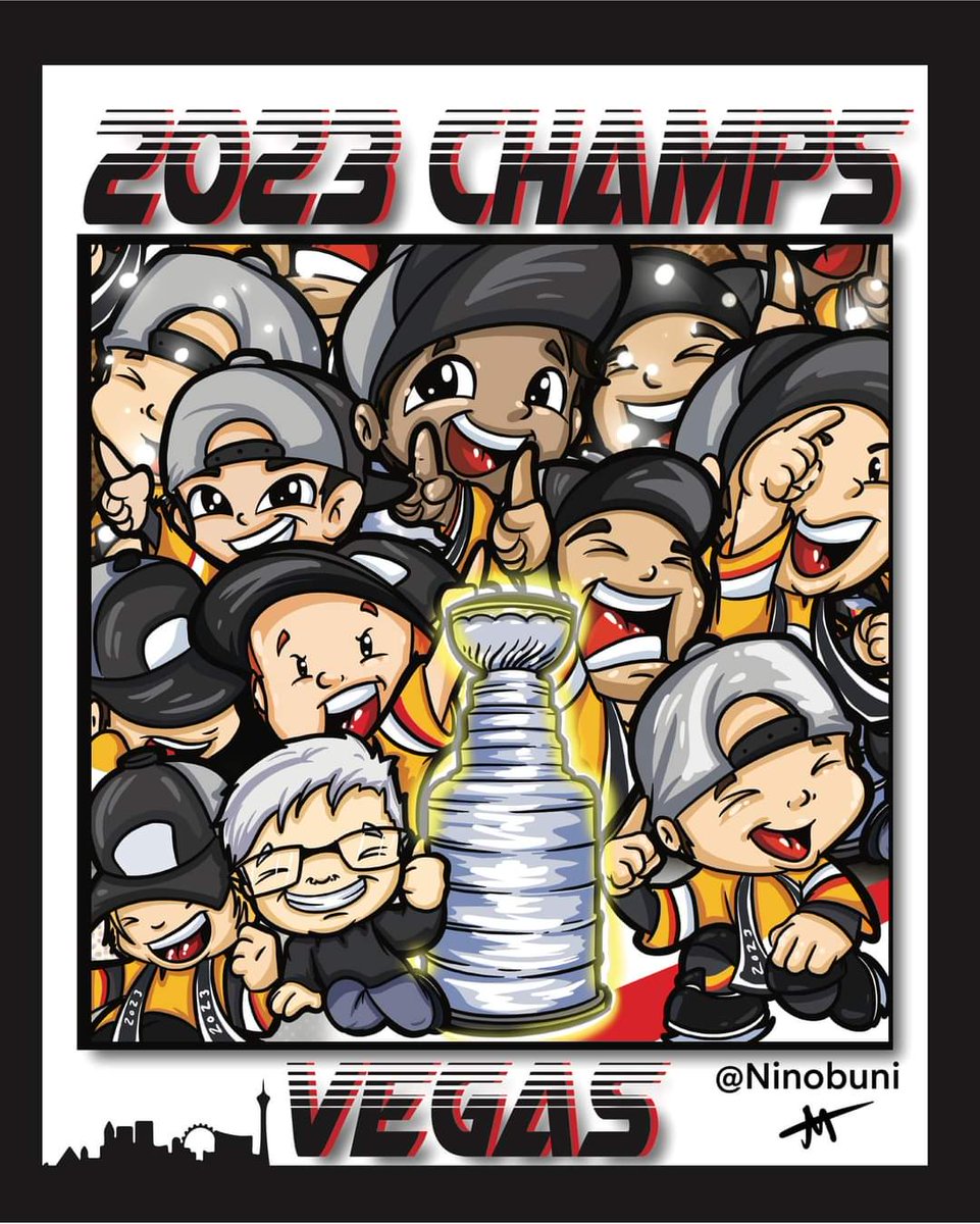 JoeBosse's tweet photo. Great season and The Cup is in Vegas this year.  
Back to Back!   
Let's do it!  
Hanging with family during the VGK Parade! https://t.co/4oK26TfqIN