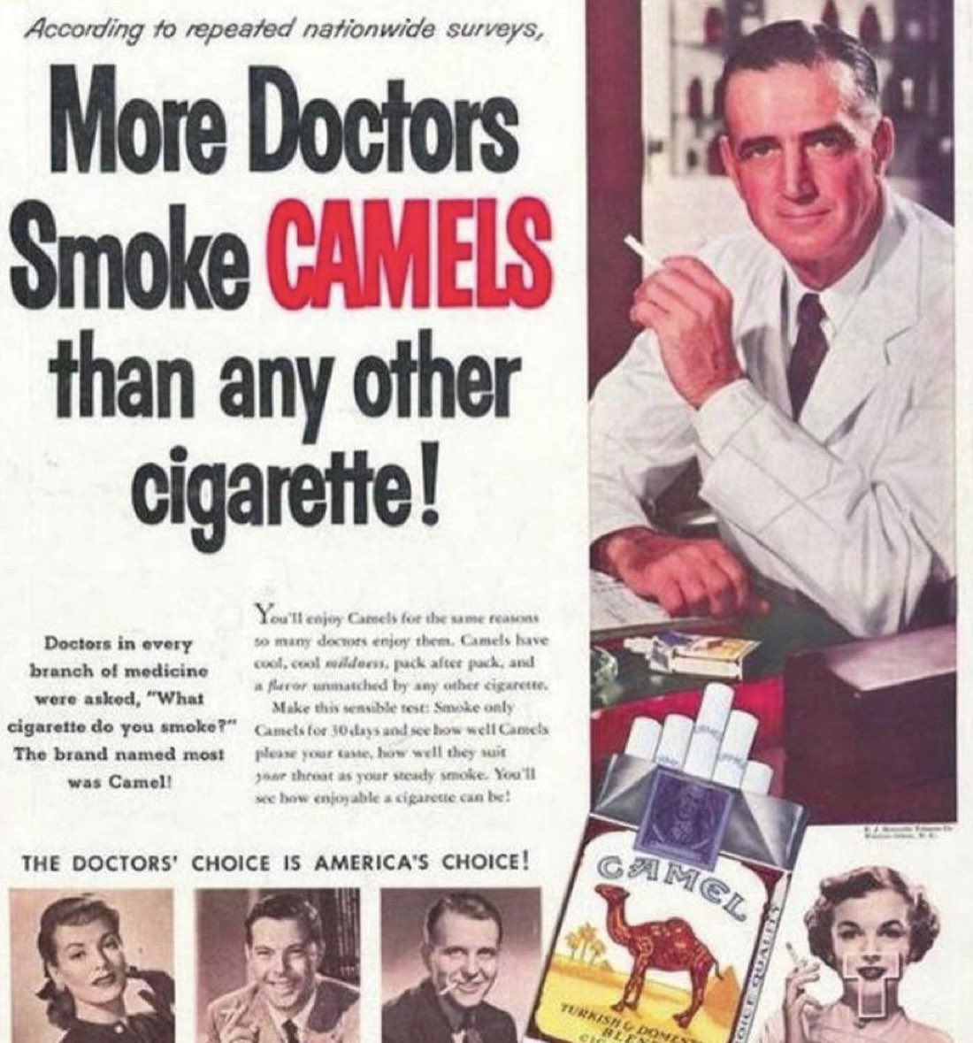 In the early 1950s, cigarettes were indeed promoted as being good for health, which may seem surprising given what we know today about the harmful effects of smoking. During that time, cigarette advertising campaigns often featured doctors, celebrities, and even athletes…