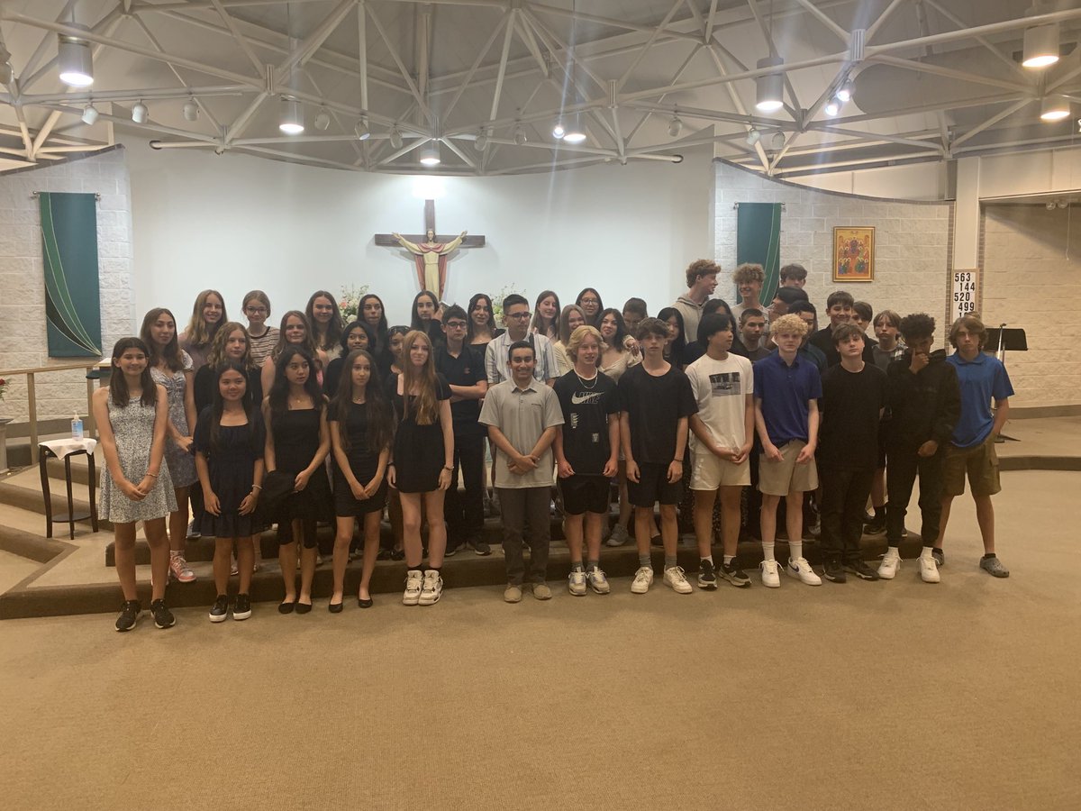 So great to finish the year at St. Paul the Apostle Church, with the Grade 8 Graduation mass ⁦<a href="/HCDSB/">Halton Catholic DSB</a>⁩