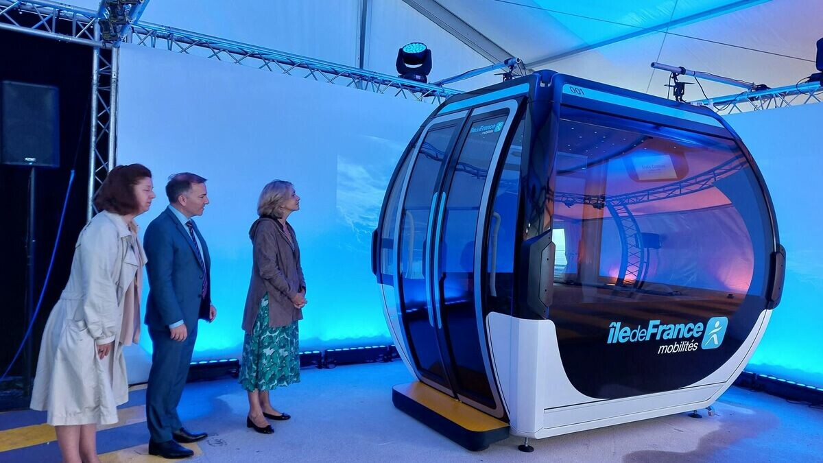 Premier téléphérique d’Île-de-France : la cabine du Câble 1 dévoilée
➡️ l.leparisien.fr/2Gse