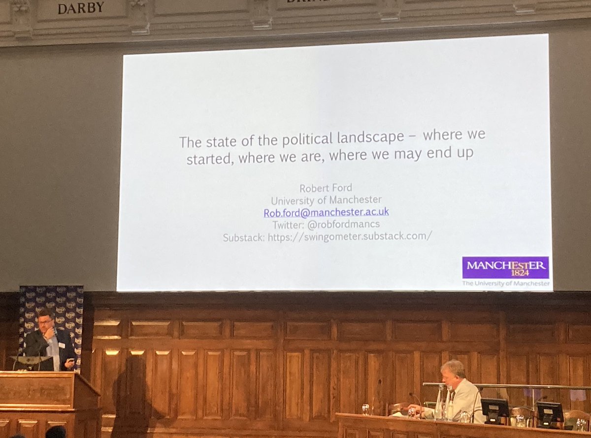 Fascinating keynote by <a href="/robfordmancs/">Robert Ford</a> this afternoon at the <a href="/HEPI_news/">Higher Education Policy Institute</a> annual conference #HEPIConf23 Could have listened all afternoon!