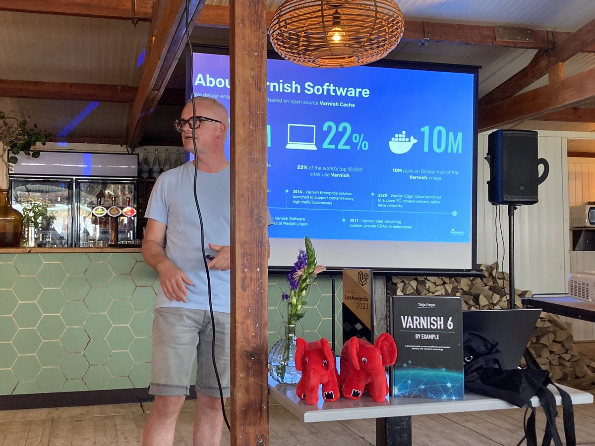 We had a talk by <a href="/ThijsFeryn/">Thijs Feryn</a> about Varnish. I have never directly used it myself, but I might check it out! Sadly I was too late to grab the book, but luckily there’s a free pdf!