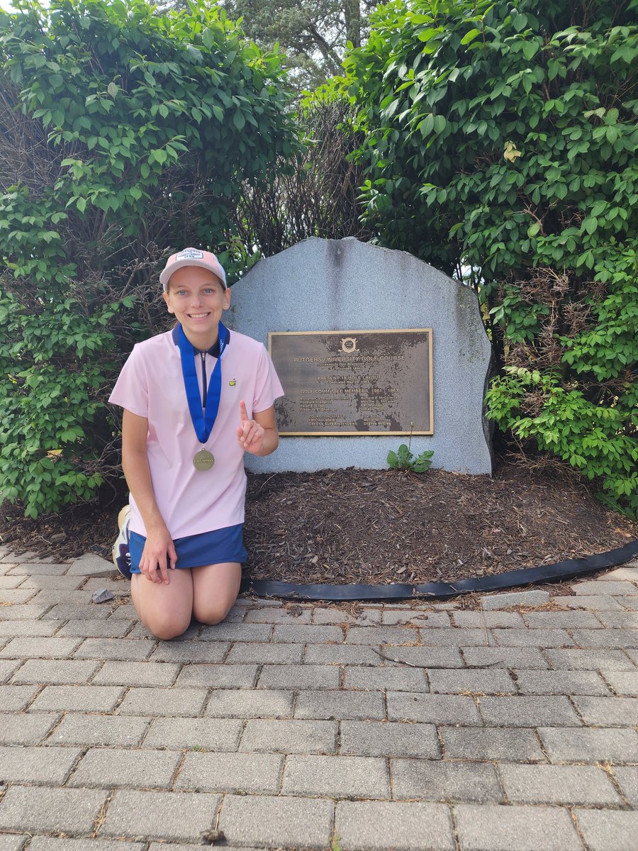 morgan_tyhanic's tweet photo. It was a nice win at Rutgers University yesterday. Thank you to @Rutgers_IPO @RutgersGC and @uskidsgolf for hosting. The course was in fantastic shape. Highly recommend a round at Rutgers Golf Course @NJPGA #njgolf https://t.co/p2kzbWrqbW