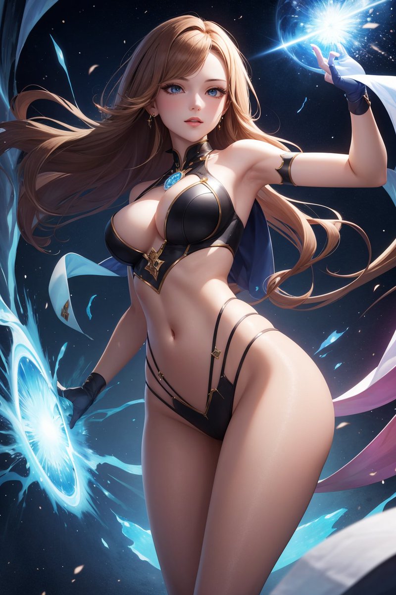 Diffusion_mstrs's tweet image. &quot;By the power of the elements, I invoke my magic to protect the innocent and defeat the darkness!&quot;

#AIart #AIgirl #StableDiffusion #aiwaifus