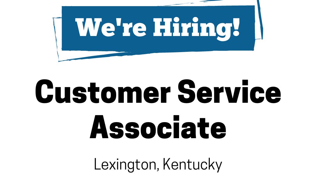 📢 Job Alert! 📢

🔍 Position: Customer Service Associate 
📍 Location: Lexington, Kentucky 
🌐 Apply Here: conta.cc/43QkgsJ 

🌟 Share this post with your network to help someone find their dream job! 

 #NowHiring #JobAlert #CustomerService #Lexington #TeamHillyard