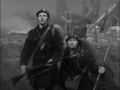 TalkingPicsTV's tweet photo. During WWI, four soldiers are on trial for cowardice and desertion... ONE STEP BEYOND (1959)  7:30pm #BruceGordon #PeterMiles #PernellRoberts 'The Vision' #TPTVsubtitles https://t.co/c7IuOvucck