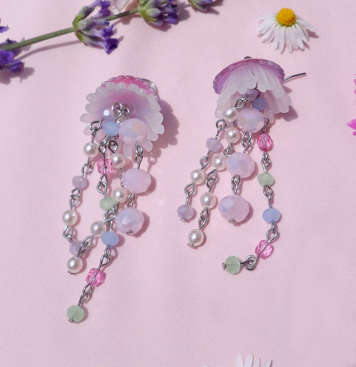 Jellyfish earrings