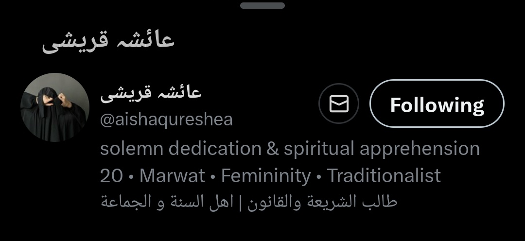 They suspended two of my favourite accounts 🥹😭 Just because they were speaking the pure truth. Two of the best accounts against immorality.

@aishaqureshea and @ayishamuhamad