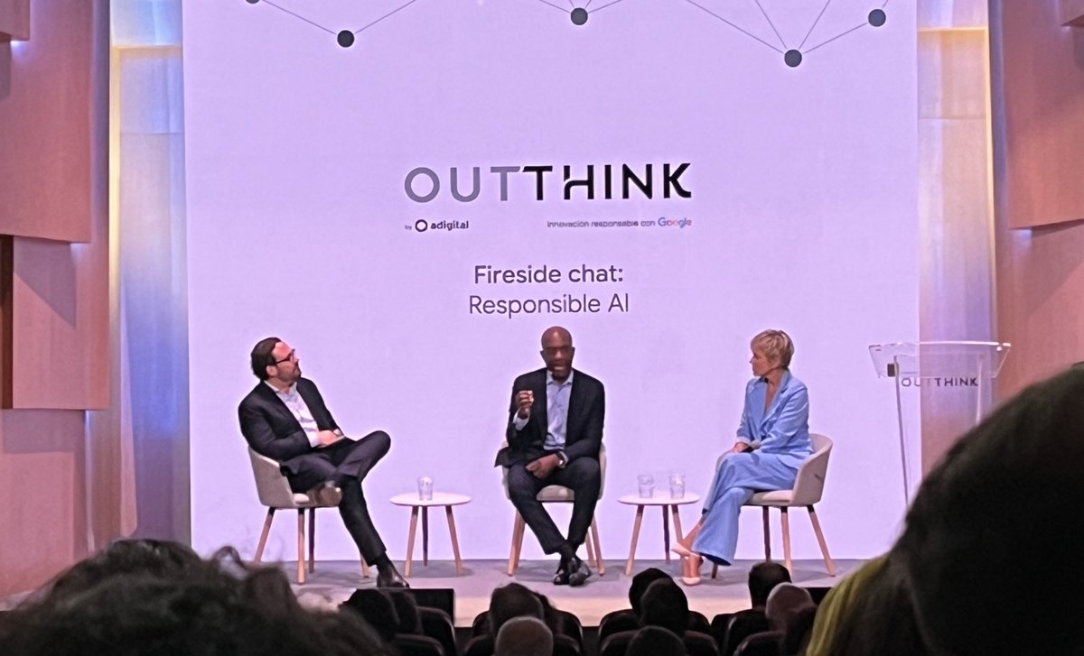 jmzavalaperez's tweet photo. “Bold and responsible at the same time”. 

OUTTHINK · Innovación responsable con Google y Adigital https://t.co/l65G53ZXMz