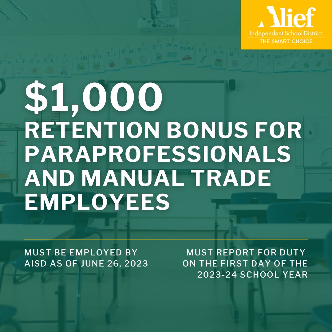 Alief ISD on Twitter "The Alief ISD Board has approved a 1,000