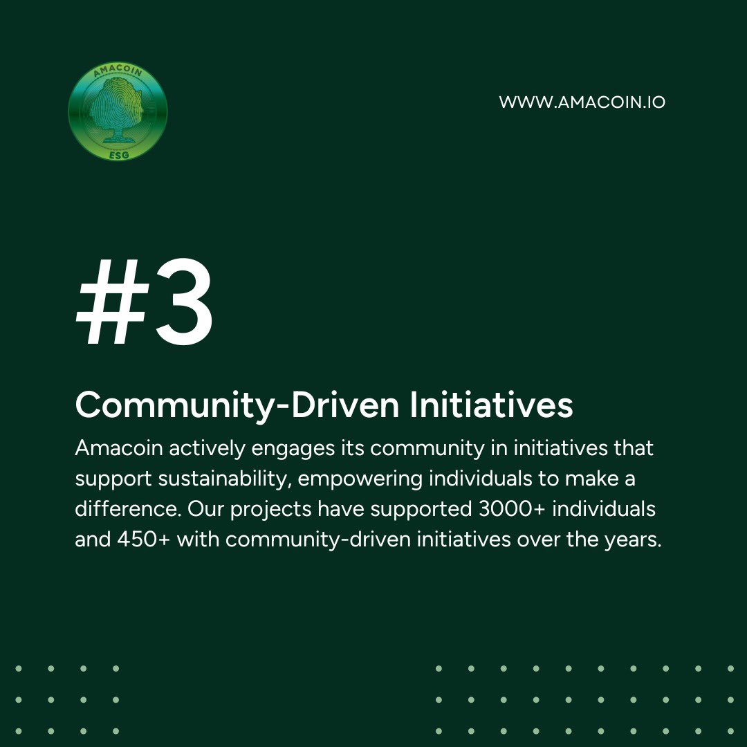Amacoin_io's tweet photo. #Crypto for #climate action! 🪙

We’re promoting #climate action and #sustainability by supporting #renewable energy adoption and offsetting #carbon footprints 🌳

Together, let's collaborate to shape a greener future at https://t.co/CQrkqot5wf! 🚀

1/2 https://t.co/wotkJckiTC
