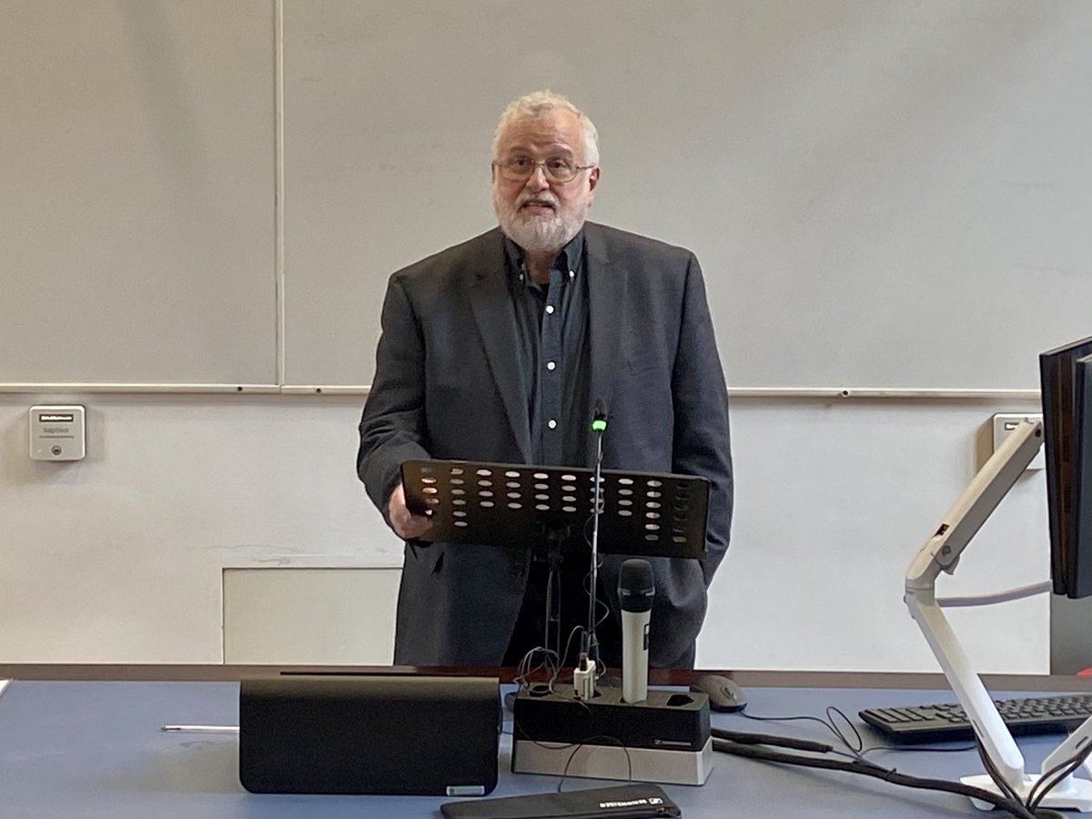 HistorianBecky's tweet photo. The two hosts of the @CTMconference - @opurdue of @qubpublichist and Robert Ehrenreich of @HolocaustMuseum - are now introducing the keynote speaker, @Einstein_Berlin Director Susan Neiman. @QUBelfast @HAPPatQUB @QUB_History @MAPubHist2022 https://t.co/OjDsSrGPpL